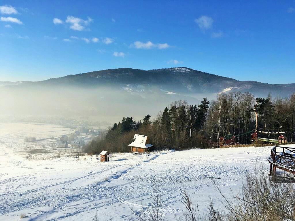 Willa Pod Skrzydlami Hotell Międzybrodzie Bialskie Exteriör bild